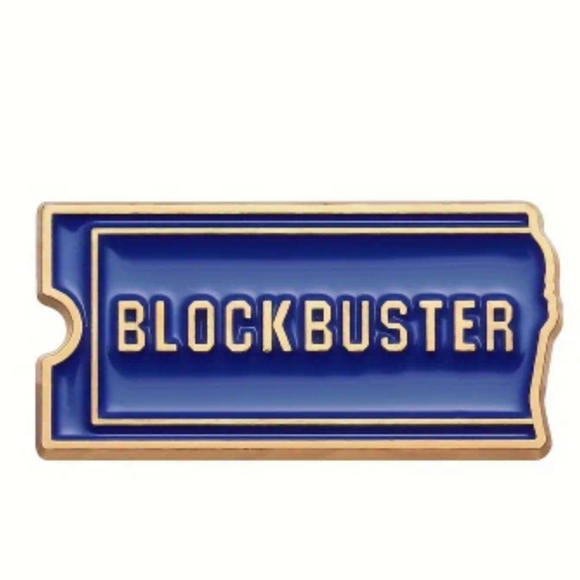 Blockbuster Enamel Pin Throwback Blockbuster Movies - Picture 2 of 3
